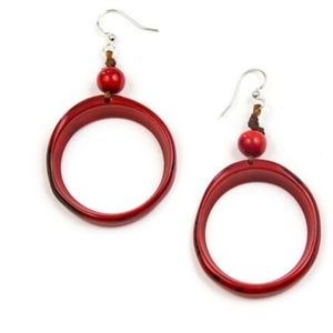 Organic Tagua Earrings